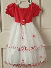 Girls Holiday, Pageant Dress, Red/White Size: 2 2 years 