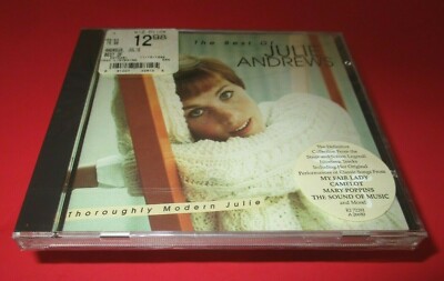 JULIE ANDREWS THE BEST OF THOROUGHLY MODERN JULIE CD 1996 RHINO LABEL ''SEALED''!