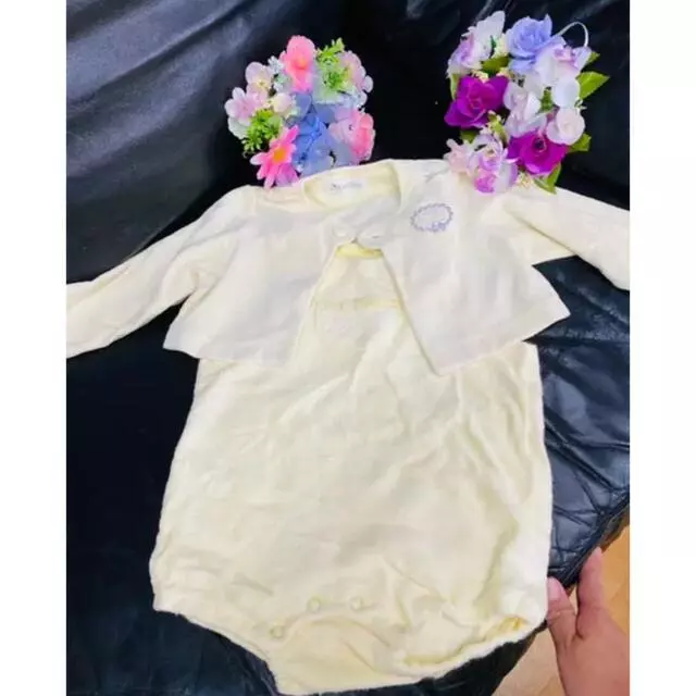 Ensemble cardigan barboteuse bébé Dior