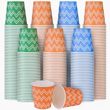 300 Pack 5 Oz Paper Cups, Disposable Bathroom Cups, Small Mouthwash Cups for Bat