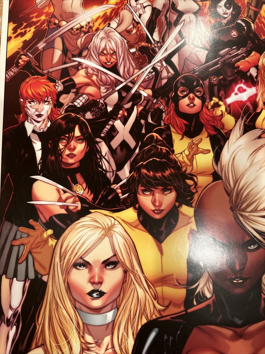 アメコミ　marvel　x-men 　エマ・フロスト　マーク・ブルックス　サイン アメコミ marvel x-men エマ・フロスト マーク・ブルックス サイン