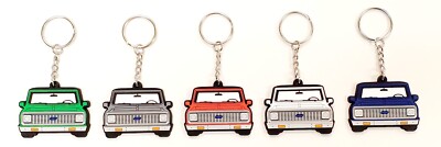 Chevy C10 Truck Design Keychain - Soft Material Vibrant Color Detail