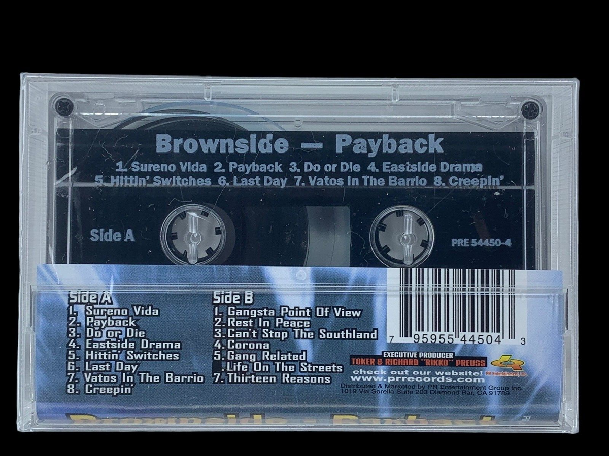 SEALED, Brownside – Payback PRE 54450-4, 1st edition, audio 