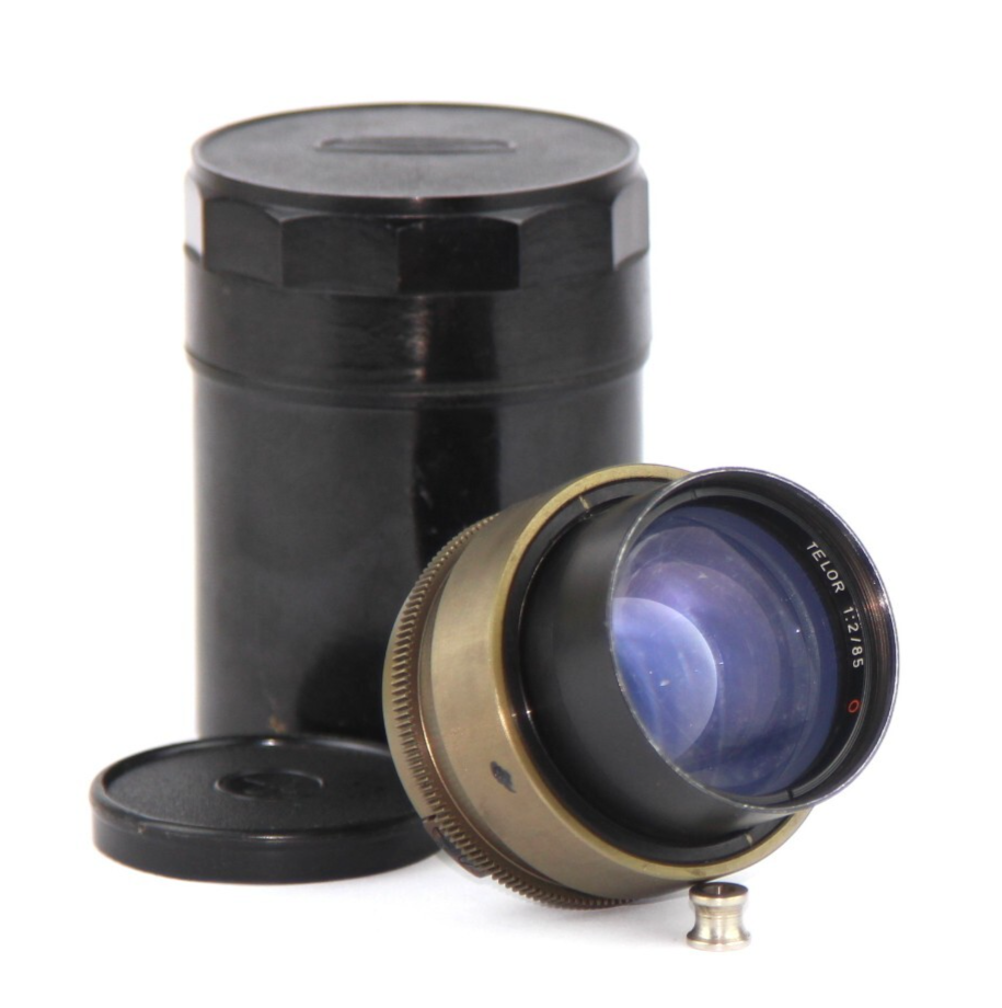 RARE Soviet lens TELOR 85mm f/2 Red O | eBay