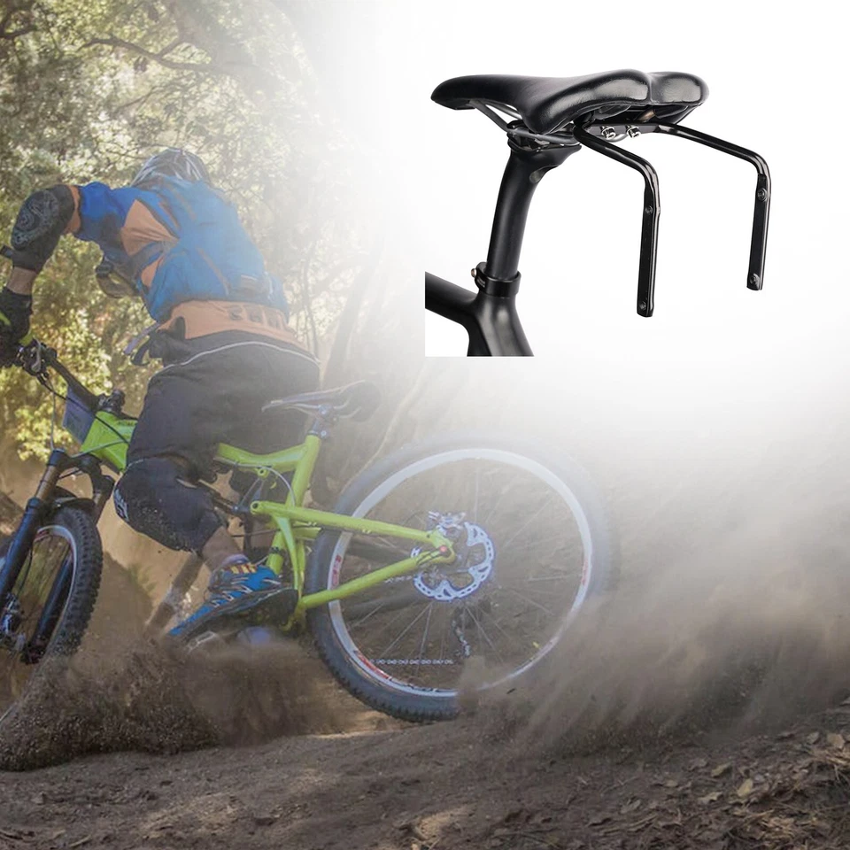 Bike Saddle Bag Stabilizer Bar Water Bottle Holder Anti-shake Rear Rack Bags - Image 2 of 4