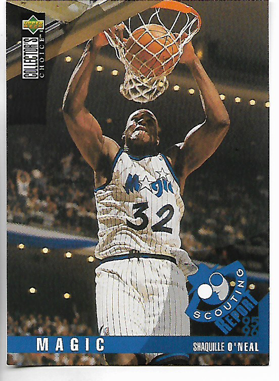 1995-96 Upper Deck Collectors Choice Shaquille O'Neal Scouting