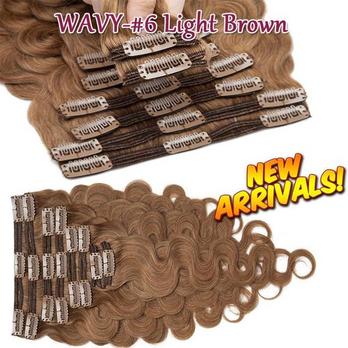 Extensión de cabello humano ruso súper grueso 170G cabeza completa - Imagen 16 de 47