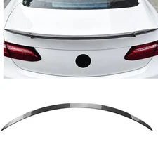 For Benz E Coupe C238 E200 E300 17-23 Carbon Fiber Style Rear Trunk Spoiler Lip