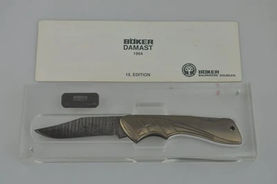 Böker Damast Jahresmesser 1994 Sammler Zertifikat limitiert 183 / 999 - Bild 1 von 4