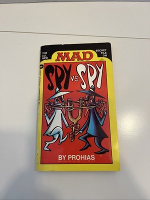 Spy vs Spy The All New Secret File on Mad Magazine Paperback Book 1973 Prohias