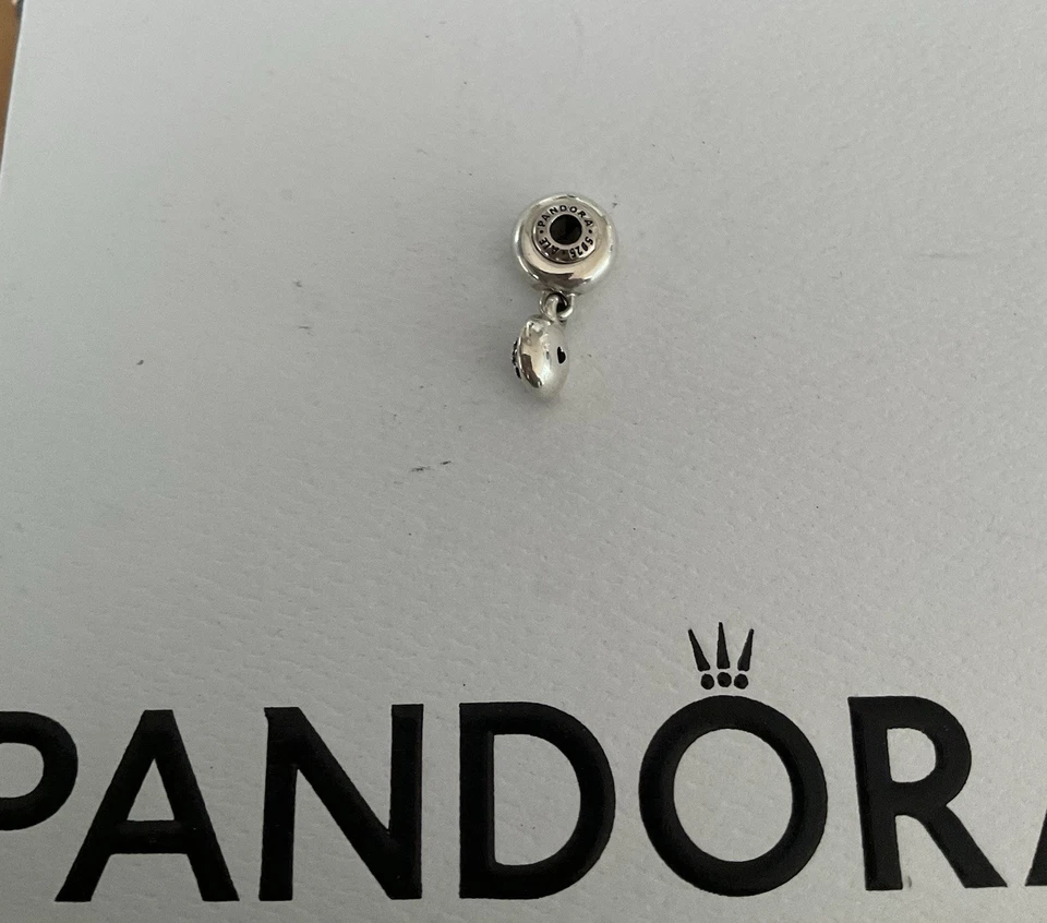 PANDORA Essence Charm Dangle Pavé HOPE 925 Silber Top Zustand - Bild 2 von 3