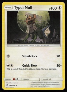 Pokemon Type Null Card