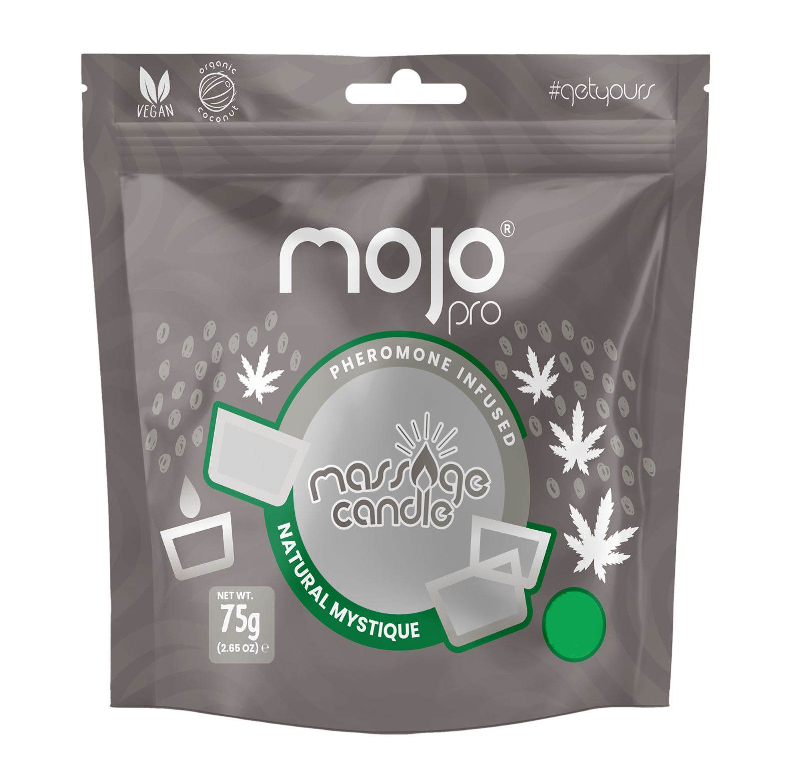 Mojo Pro ® - Pheromone Soy Massage Candle (Natural Mystique)