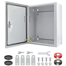 Electrical Box 12 x 10 x 6'' Steel Electrical Junction Box Indoor & Outdoor