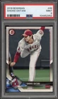 2018 Bowman Shohei Ohtani Rookie RC #49 PSA 9 Mint Los Angeles Angels Dodgers