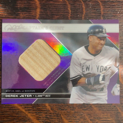 Topps 2022 Call of the Captain Captain's Quest Derek Jeter Yankees Relic #22/50