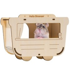 Chinchillas Hideaway House DIY Kits Cage Corner house Small Pet Cage Accessories