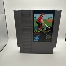 Nintendo NES Golf 1984 Video Game Tested Working Authentic Cartridge and sleeve