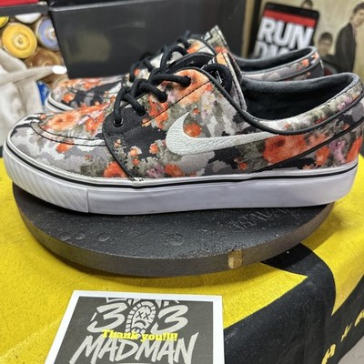 Nike SB Zoom Air Stefan Janoski Digital Floral Orange Size 6/7.5W
