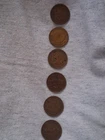 Lot Of 6 Indian Head Pennies,  - 1896, 1898, 1902, 1903, 1906, 1909. SEE PICS
