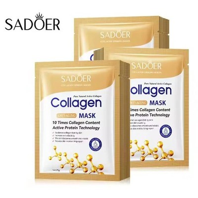 10pcs Anti-wrinkle Collagen Face Mask Moisturizing Anti-aging Repair Brightening