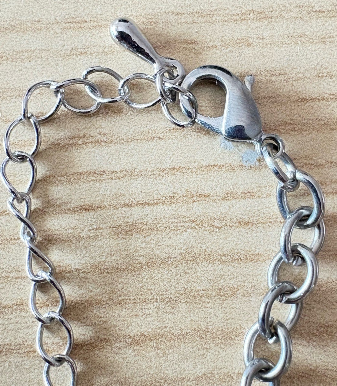 Simple Silver Chain NECKLESS Loop 11” Long for Yo… - image 3