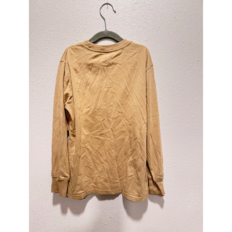 Polo Ralph Lauren Kids Boys Long Sleeve T-Shirt Size S(8) Pony Logo Tan - Image 4 of 4