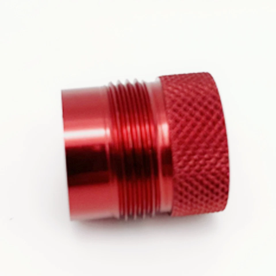 Adaptador de tapa rápida de CO2 se adapta a BYRNA LE, SD, EP, LE, HD, XL, rojo de liberación rápida Foto 3 de 4