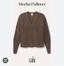 Cabi New NWT Mocha Pullover 4984 brown Size XS - XL Was 169