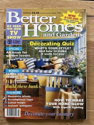 Better Homes & Gardens Magazine 1995 March