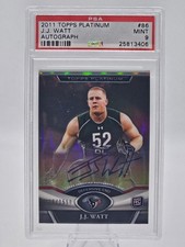 2011 Topps Platinum - J.J. Watt #86 Refractor Rookie Autographs /1550 (AU, RC)