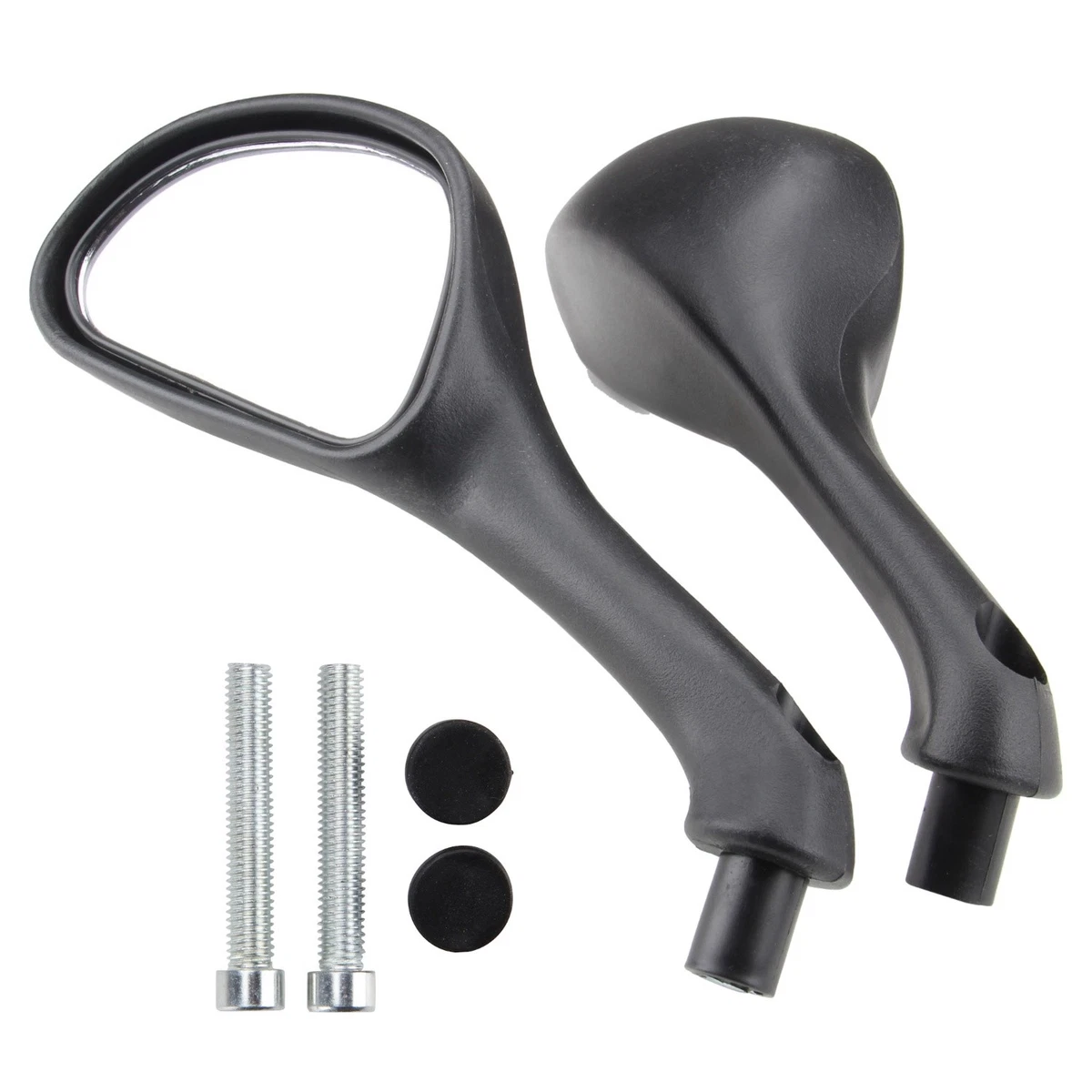 Spiegel Links Schwarz E-geprüft Für Piaggio Zip 50 NRG Mc3 Base SKR 125