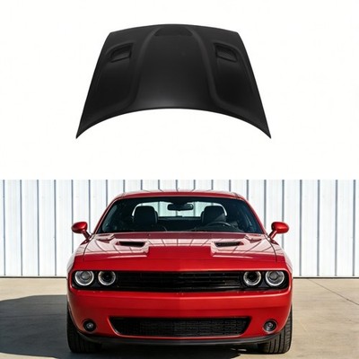 For Dodge Challenger 2015-2018, Aluminum Hood with Vented Details