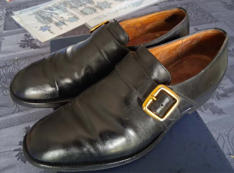 CHAUSSURE CHURCH'S A BOUCLE "WESTBURY" CUIR noir 41,5  75G - Photo 2/4