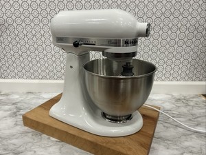 USED KitchenAid 4.5 Qt Tilt-Head Stand Mixer K45SSWH *Read Description*