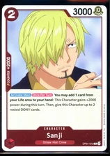 Sanji OP01-013 Rare Foil Romance Dawn One Piece TCG NM