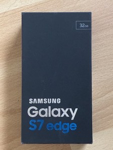 Karton Samsung Galaxy S 7 edge BLACK nur Verpackung