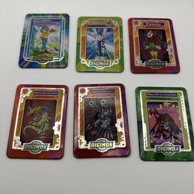 Digimon Card Metal Tin 6 Cards Lot - 2000 Taco Bell Promo Cards | eBay