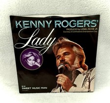 VTG 1980 KENNY ROGERS 45 RPM PICTURE SLEEVE LADY