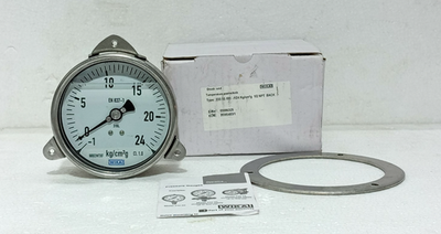 #ad #ad WIKA 233.50.100 PRESSURE GAUGE 1 TO 24 KG CM²G 1 2quot; NPT BACK $117.50