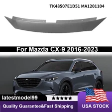 For Mazda CX-9 2016-2023 TK48507E1D51 MA1201104 Bumper Center Grille Black Trim 