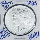 1925 BU UNCIRCULATED SILVER PEACE DOLLAR AUTHENTIC U.S. MINT FREE SHIPPING 6496
