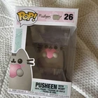 Funko Pop! Vinyl Pusheen with Heart #26 Gray Pink Animation Figure 2019
