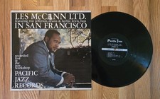 Les McCann LTD - IN SAN FRANCISCO - Pacific Jazz LP EX 1961 Herbie Lewis