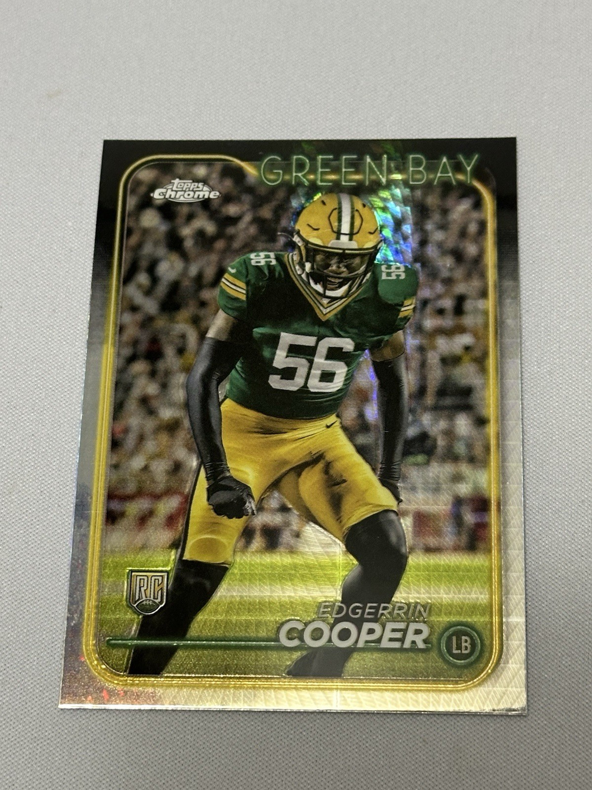2024 Topps Chrome Prism Refractor Rookie Edgerrin Cooper RC Packers