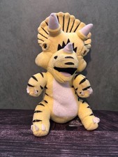 Melissa  Doug Yellow Triceratops Dinosaur Plush Stuffed Animal