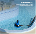 1 HP Automatic Swimming Pool Cover Pump, 115 V Submersible with 3/4” Check Valve — photo 5