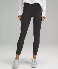 Lululemon Wunder Under Smooth Cover High Rise Tight 25", Graphite Grey, Size 8