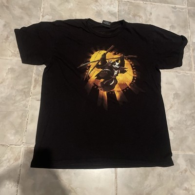 VTG Y2K JINX World Of Warcraft T-Shirt Mists Of Pandaria Blizzard Panda Black M