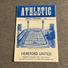 (Z) Division 4 Wigan Athletic v Hereford United 28.3.1979